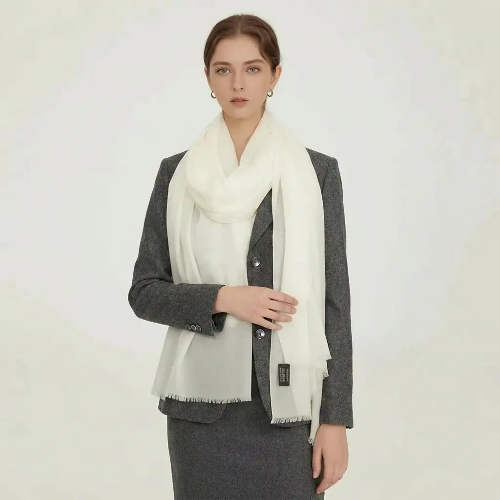 Audingull Soft 100% Cashmere Cloud-Light Scarf Wrap
