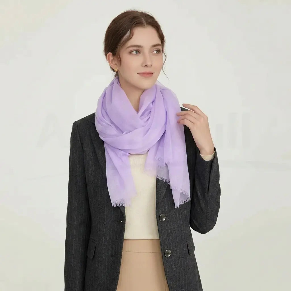 Audingull Soft 100% Cashmere Cloud-Light Scarf Wrap