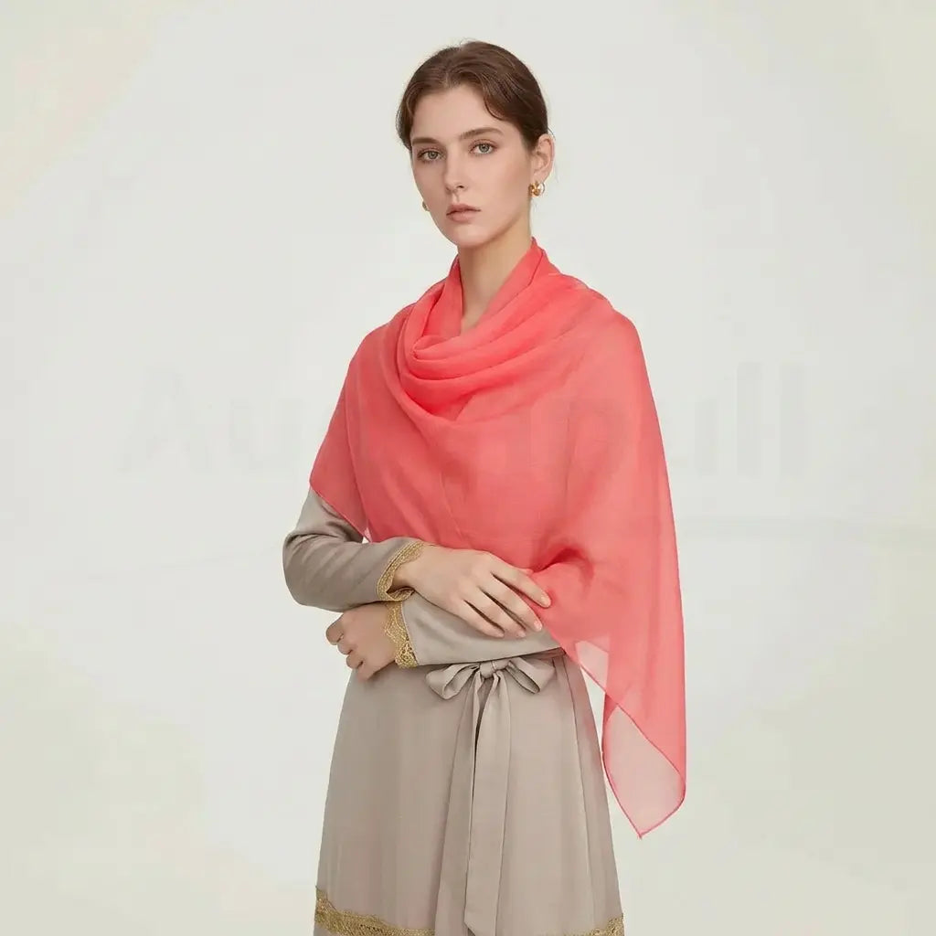 Audingull Soft 100% Cashmere Cloud-Light Scarf Wrap