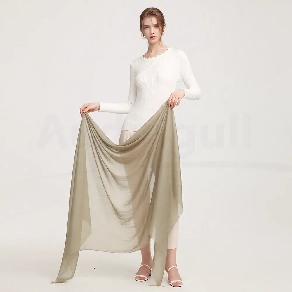 Audingull Soft 100% Cashmere Cloud-Light Scarf Wrap
