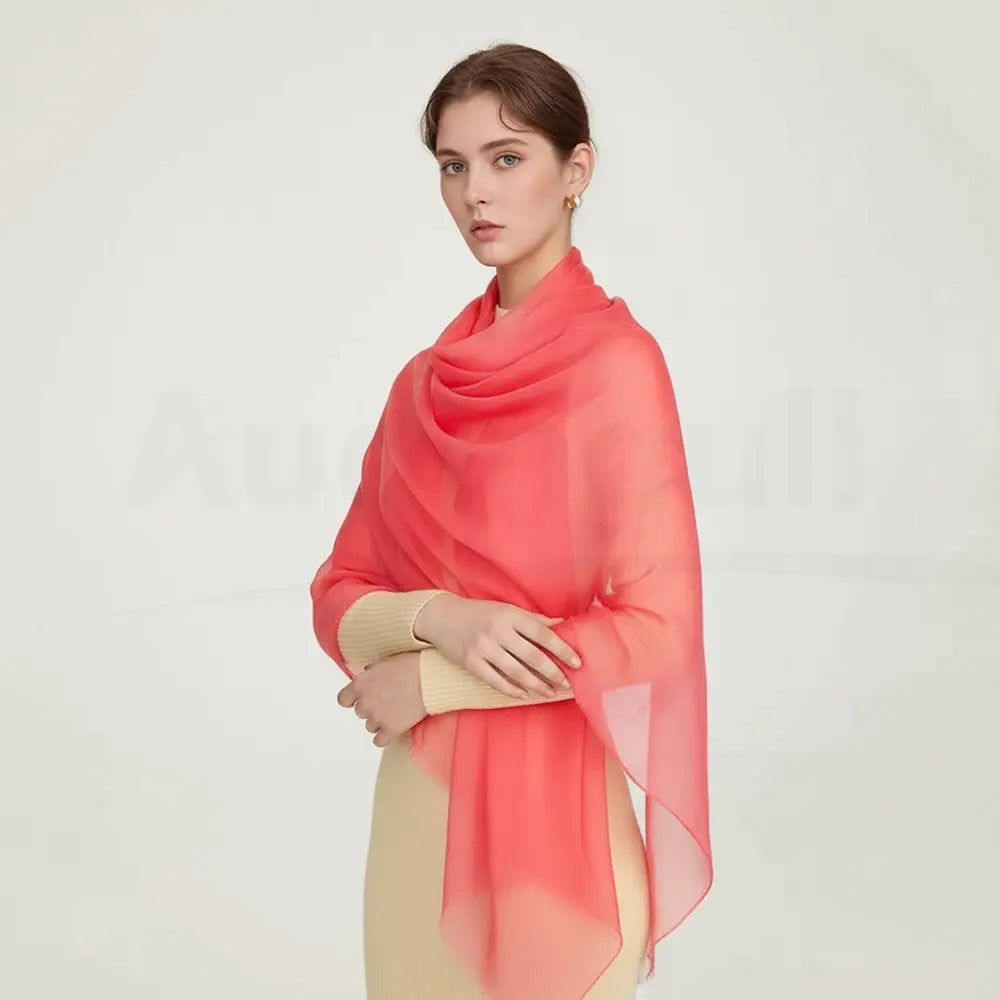 Audingull Soft Pure Cashmere Cloudweight Scarf Wrap