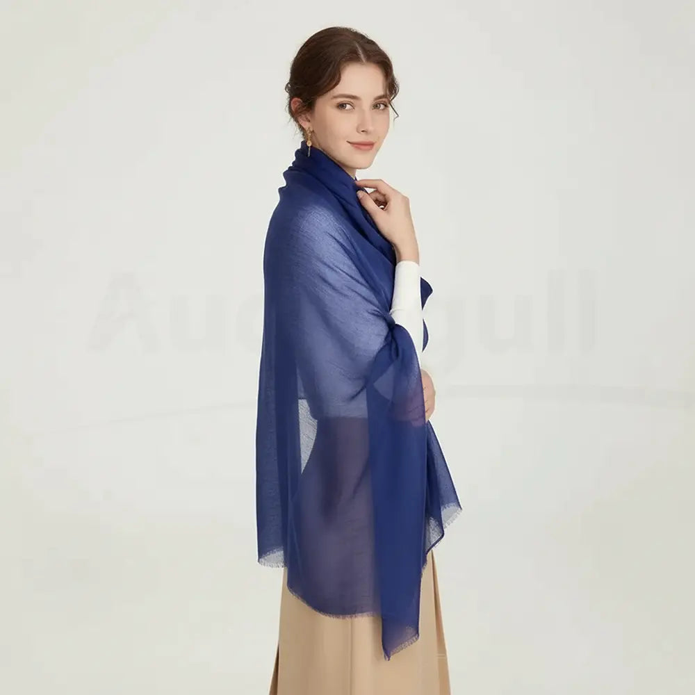 Audingull Soft 100% Cashmere Cloud-Light Scarf Wrap