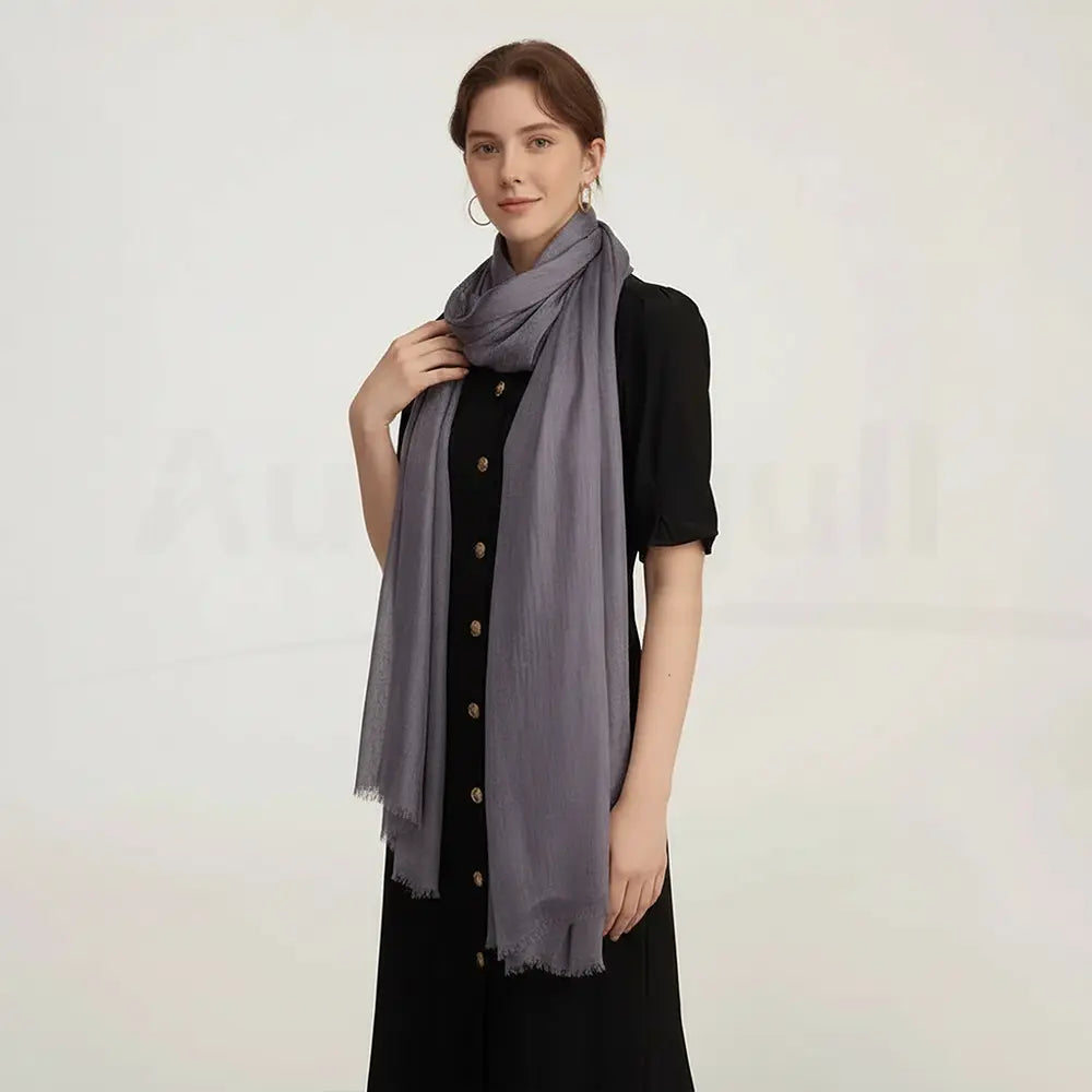 Audingull Soft 100% Cashmere Cloud-Light Scarf Wrap
