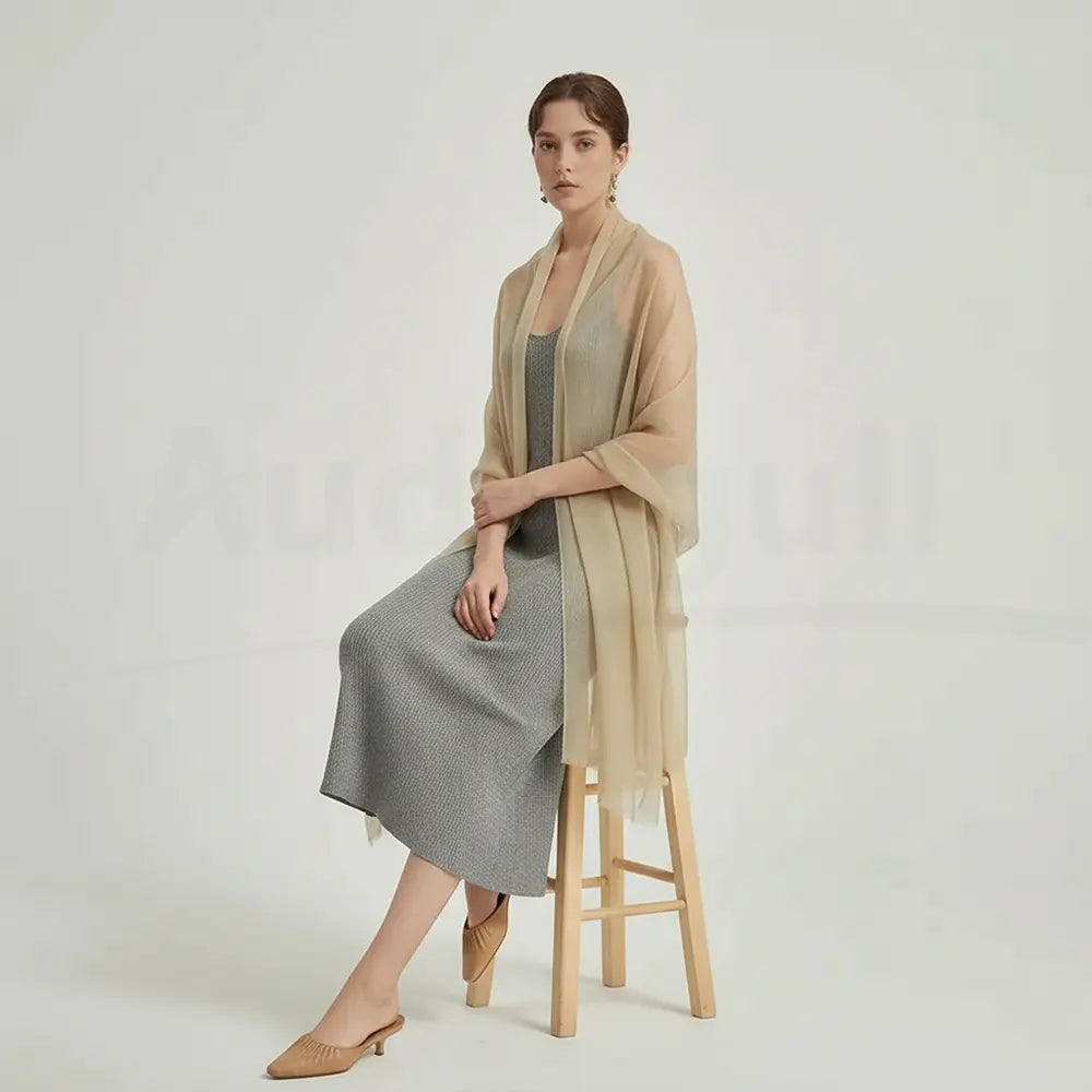 Audingull Soft Pure Cashmere Cloudweight Scarf Wrap