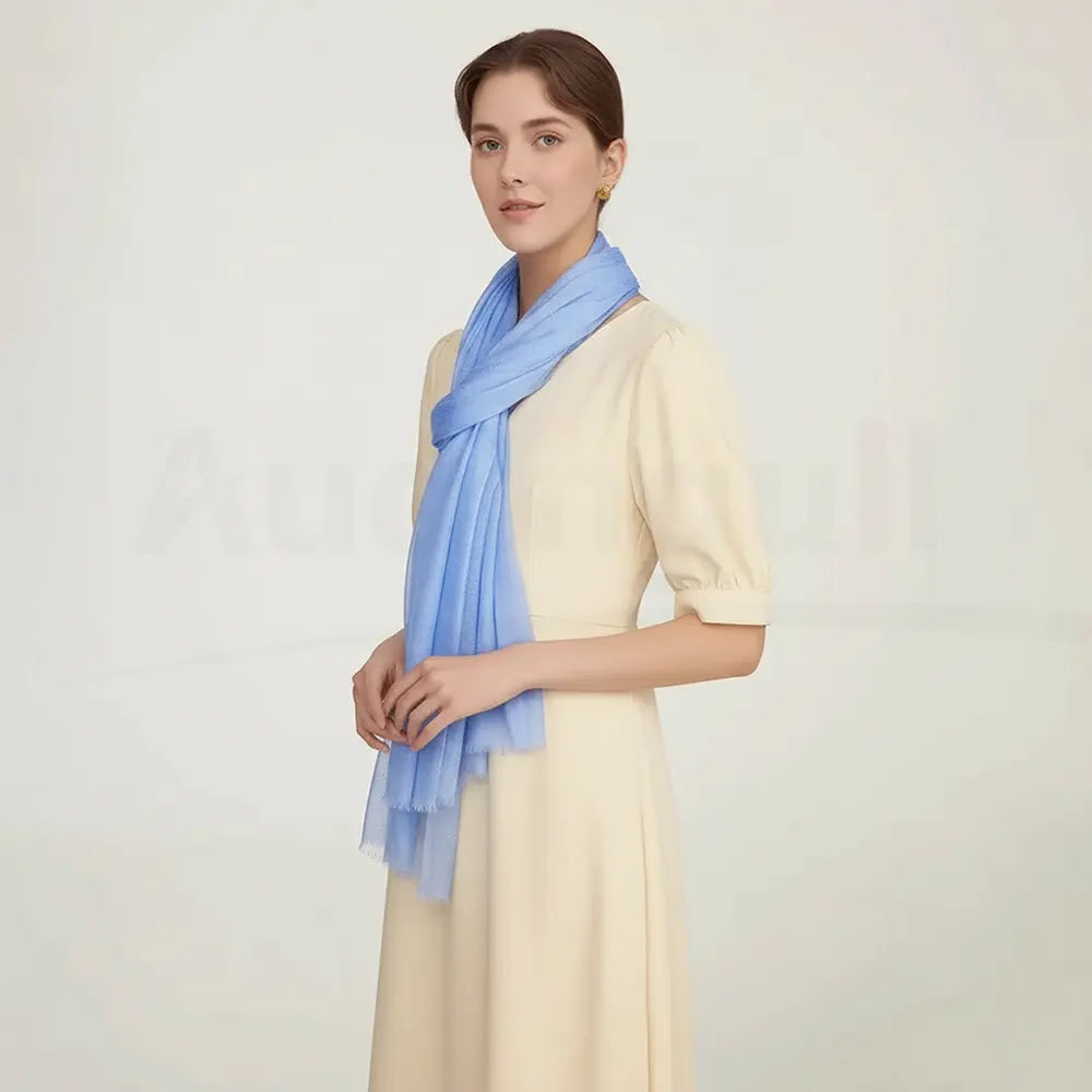 Audingull Soft Pure Cashmere Cloudweight Scarf Wrap