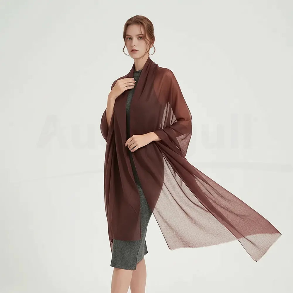 Audingull Soft Pure Cashmere Cloudweight Scarf Wrap