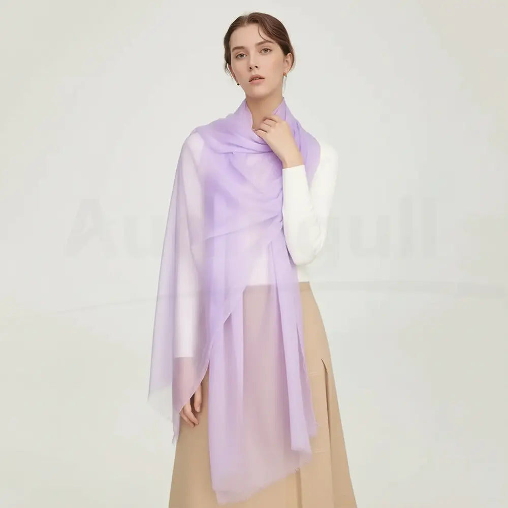Audingull Soft Pure Cashmere Cloudweight Scarf Wrap