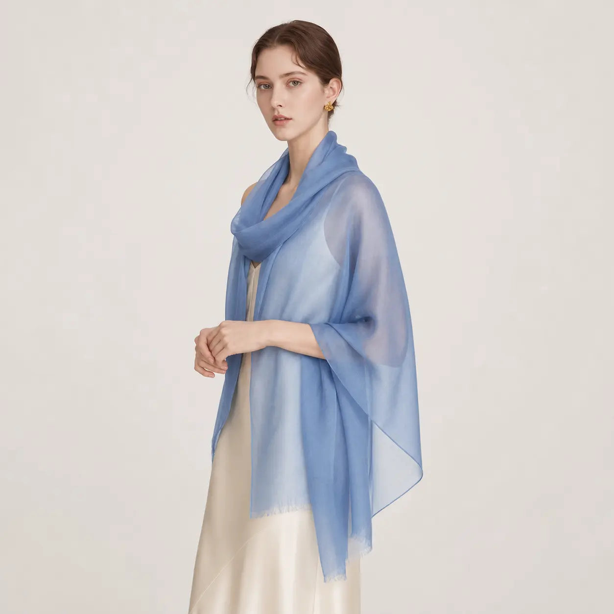 Audingull Soft 100% Cashmere Cloud-Light Scarf Wrap