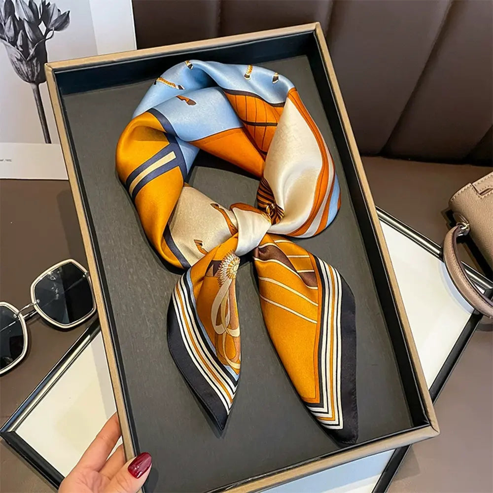 Audingull 100% Mulberry Silk Scarf for Women