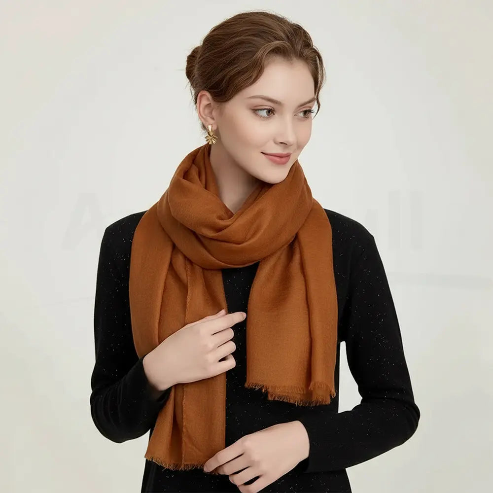 Audingull Soft Pure Cashmere Cloudweight Scarf Wrap