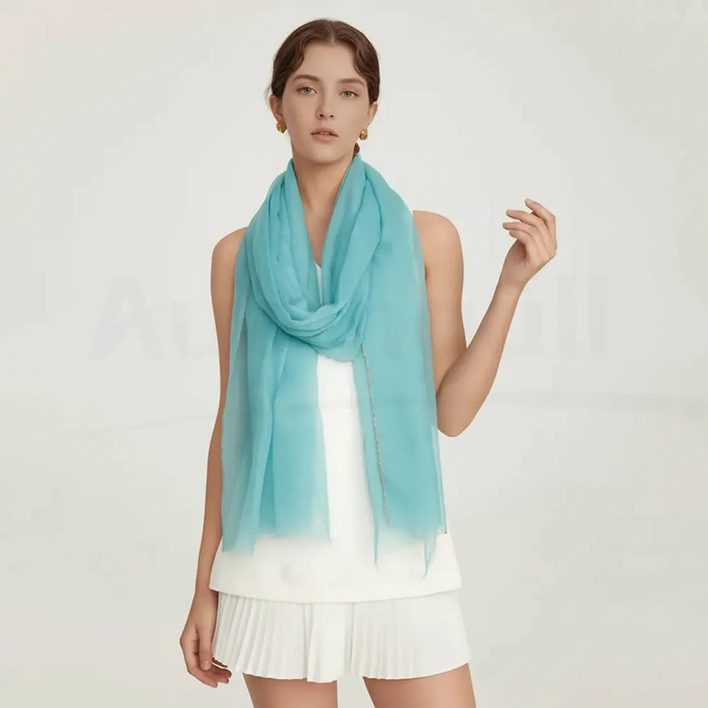 Audingull Soft Pure Cashmere Cloudweight Scarf Wrap