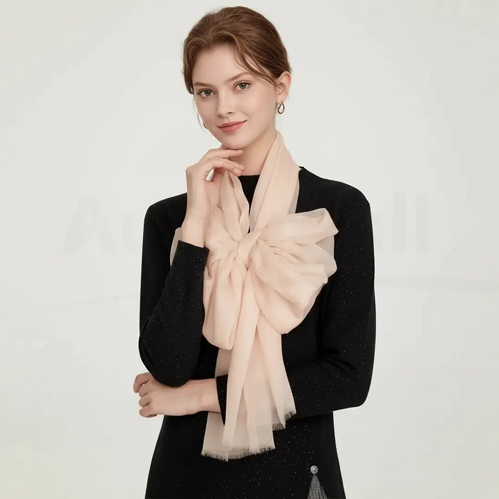 Audingull Soft Pure Cashmere Cloudweight Scarf Wrap
