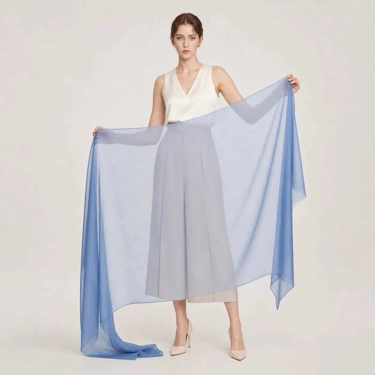Audingull Soft 100% Cashmere Cloud-Light Scarf Wrap