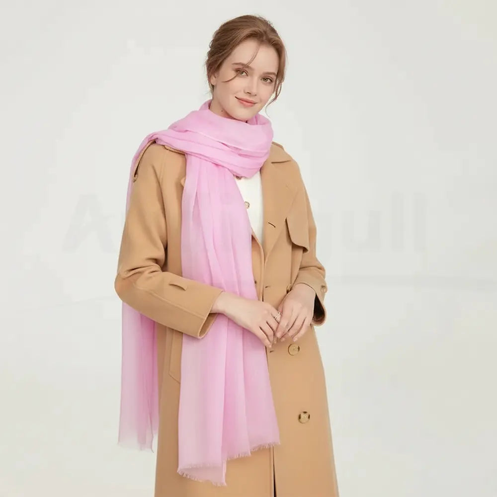 Audingull Soft Pure Cashmere Cloudweight Scarf Wrap