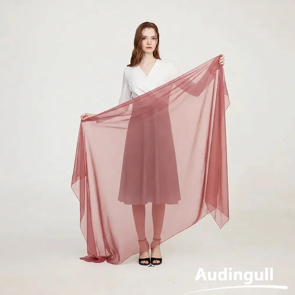 Audingull Lightweight 100% Mulberry Silk Scarf & Wrap