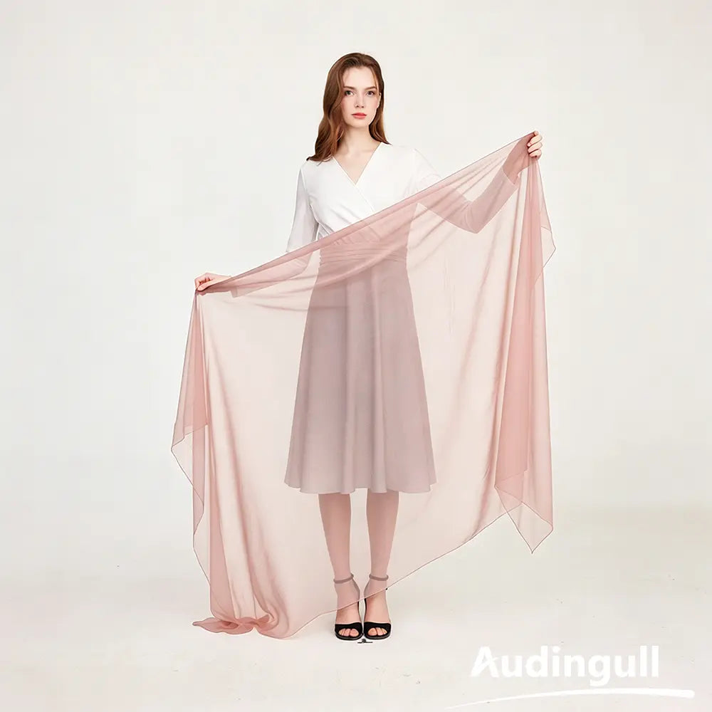 Audingull Lightweight 100% Mulberry Silk Scarf & Wrap