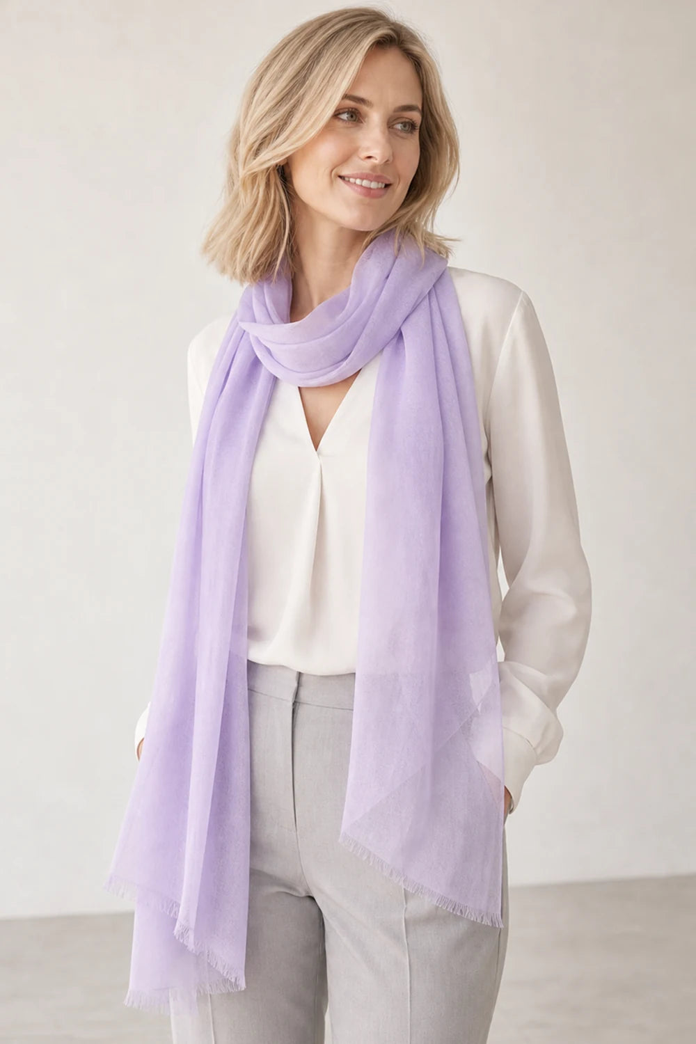 Audingull 100% Cashmere Lightweight Wrap Scarf for Women