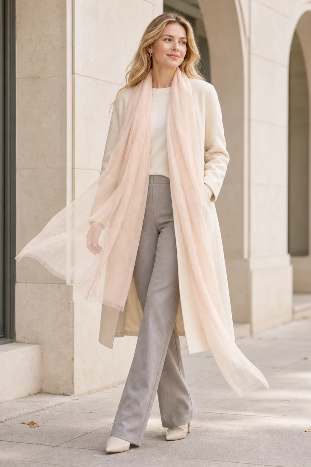 Audingull 100% Cashmere Lightweight Wrap Scarf for Women