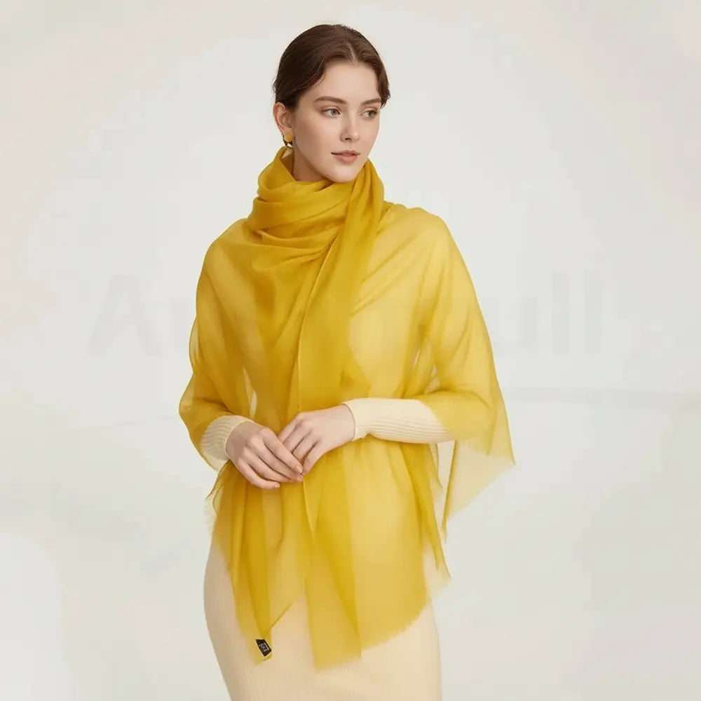 Audingull Soft Pure Cashmere Cloudweight Scarf Wrap