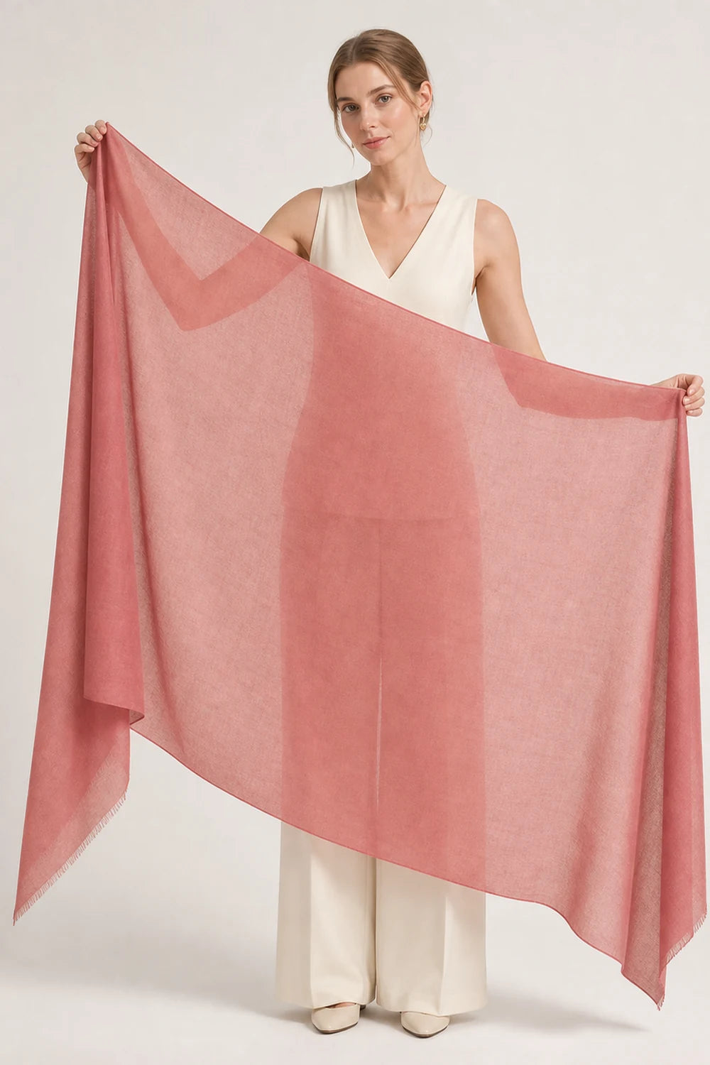 Audingull 100% Cashmere Lightweight Wrap Scarf for Women