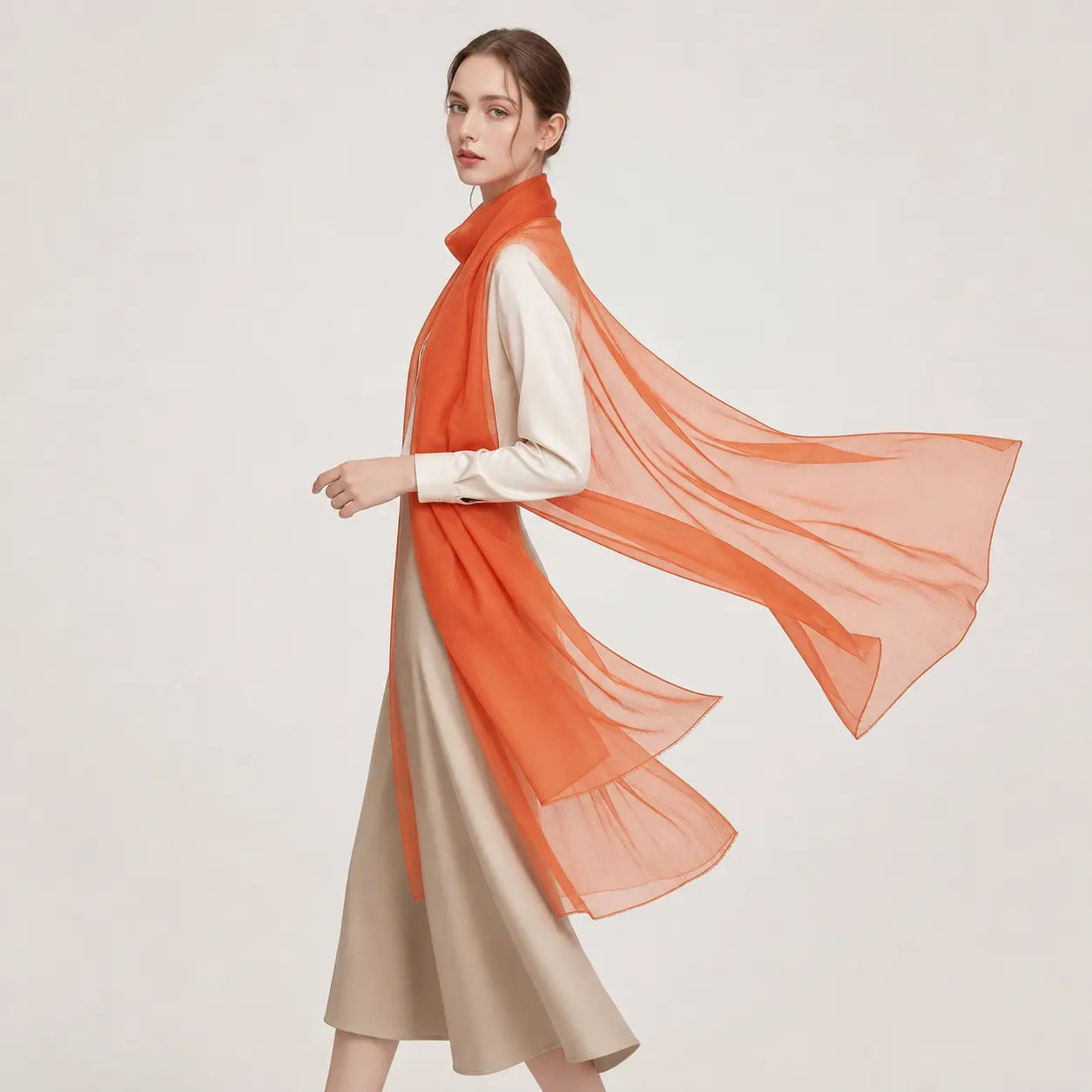 Audingull Soft 100% Cashmere Cloud-Light Scarf Wrap