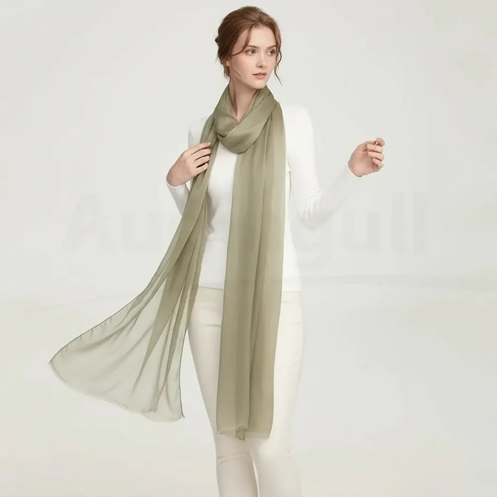 Audingull Soft 100% Cashmere Cloud-Light Scarf Wrap