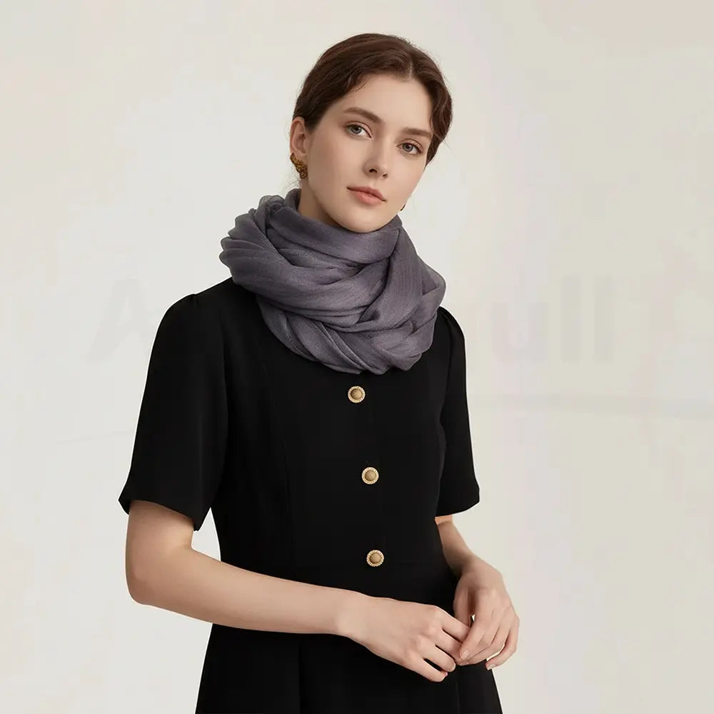 Audingull Soft 100% Cashmere Cloud-Light Scarf Wrap