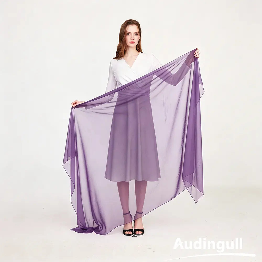 Audingull Lightweight 100% Mulberry Silk Scarf & Wrap