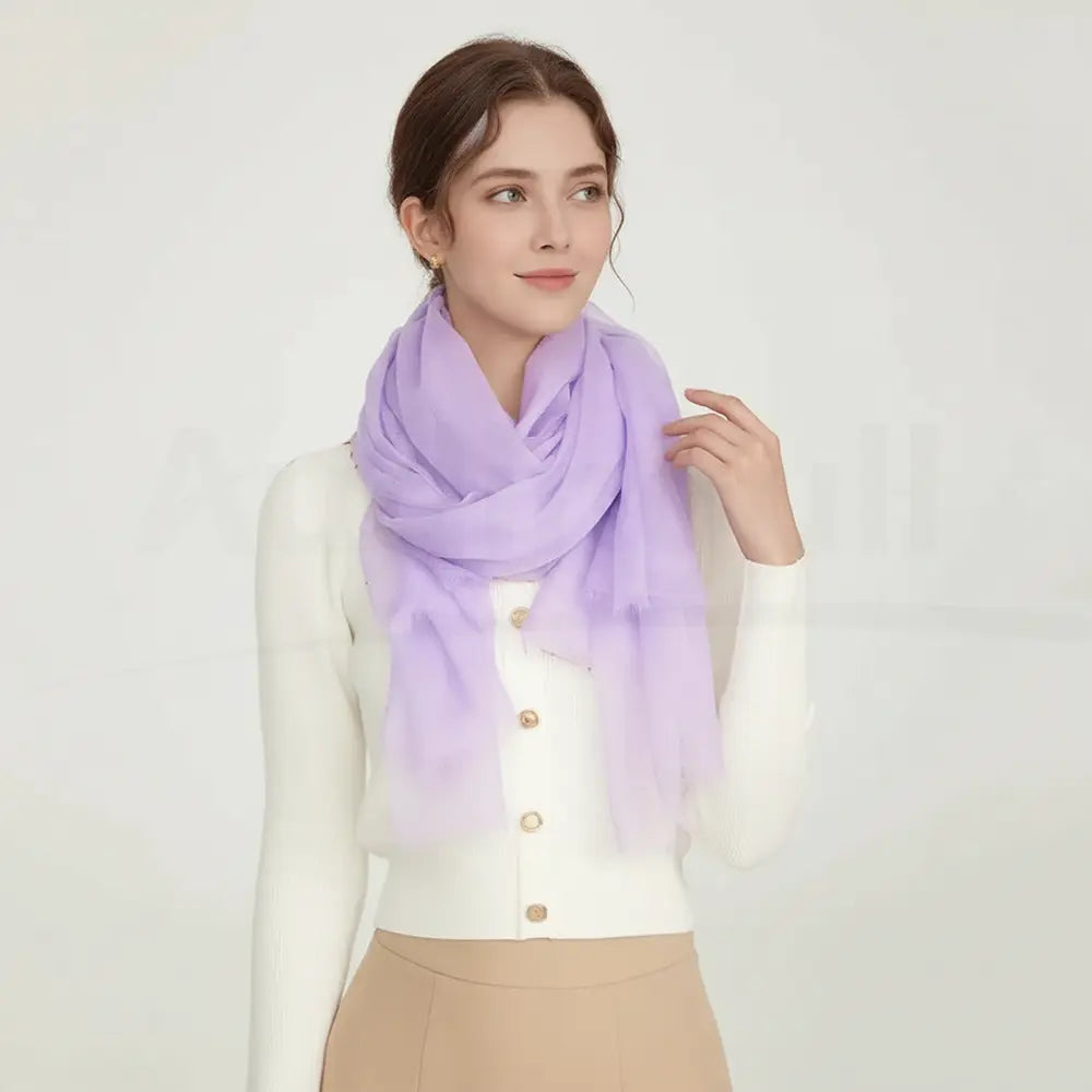 Audingull Soft Pure Cashmere Cloudweight Scarf Wrap