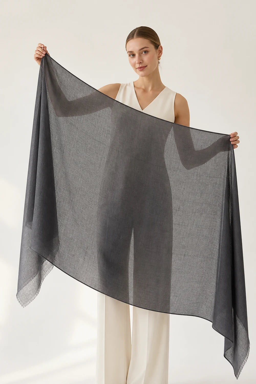 Audingull 100% Cashmere Lightweight Wrap Scarf for Women