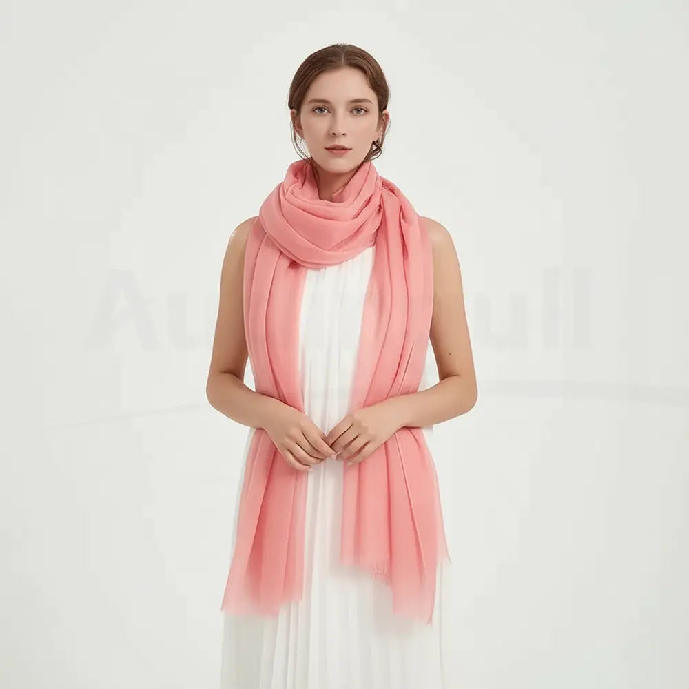 Audingull Soft Pure Cashmere Cloudweight Scarf Wrap
