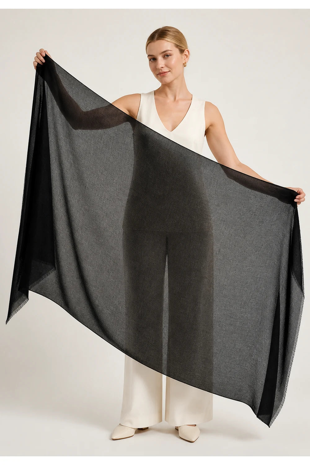 Audingull 100% Cashmere Lightweight Wrap Scarf for Women