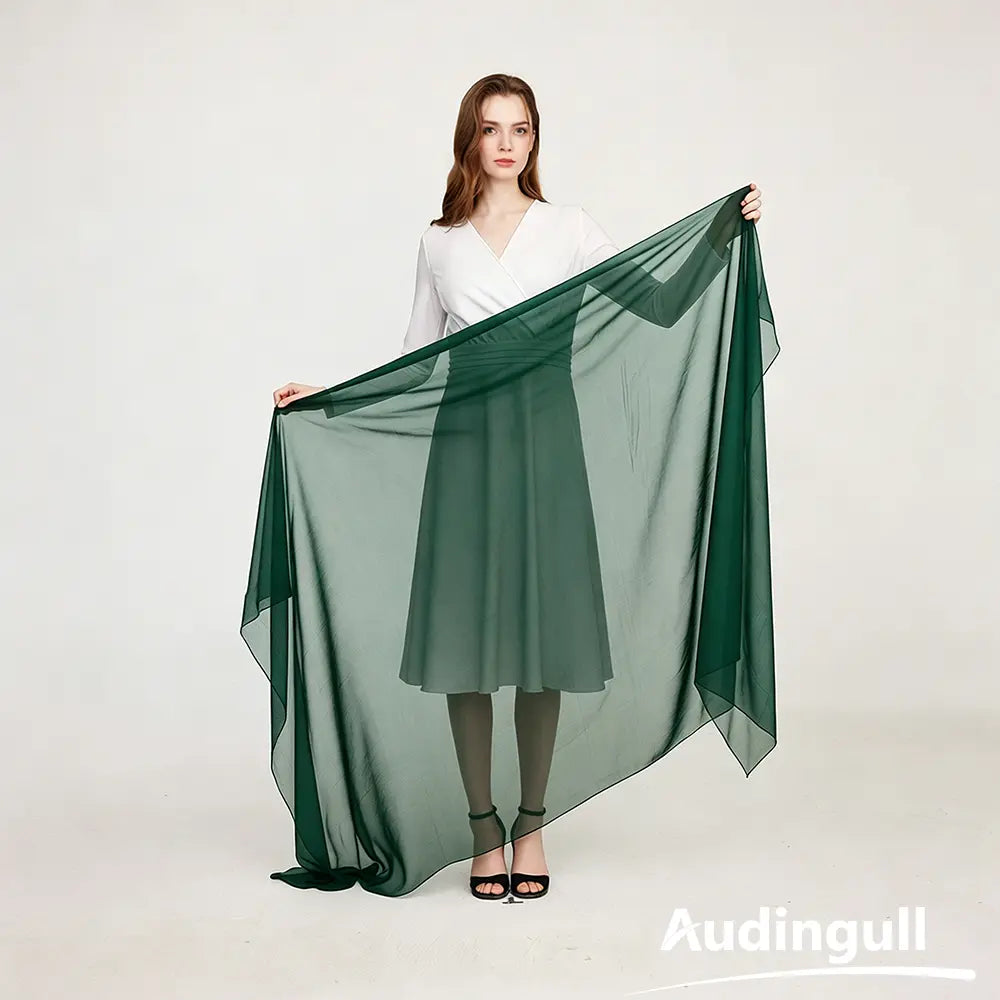Audingull Lightweight 100% Mulberry Silk Scarf & Wrap