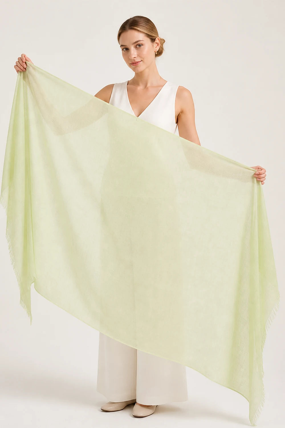 Audingull 100% Cashmere Lightweight Wrap Scarf for Women