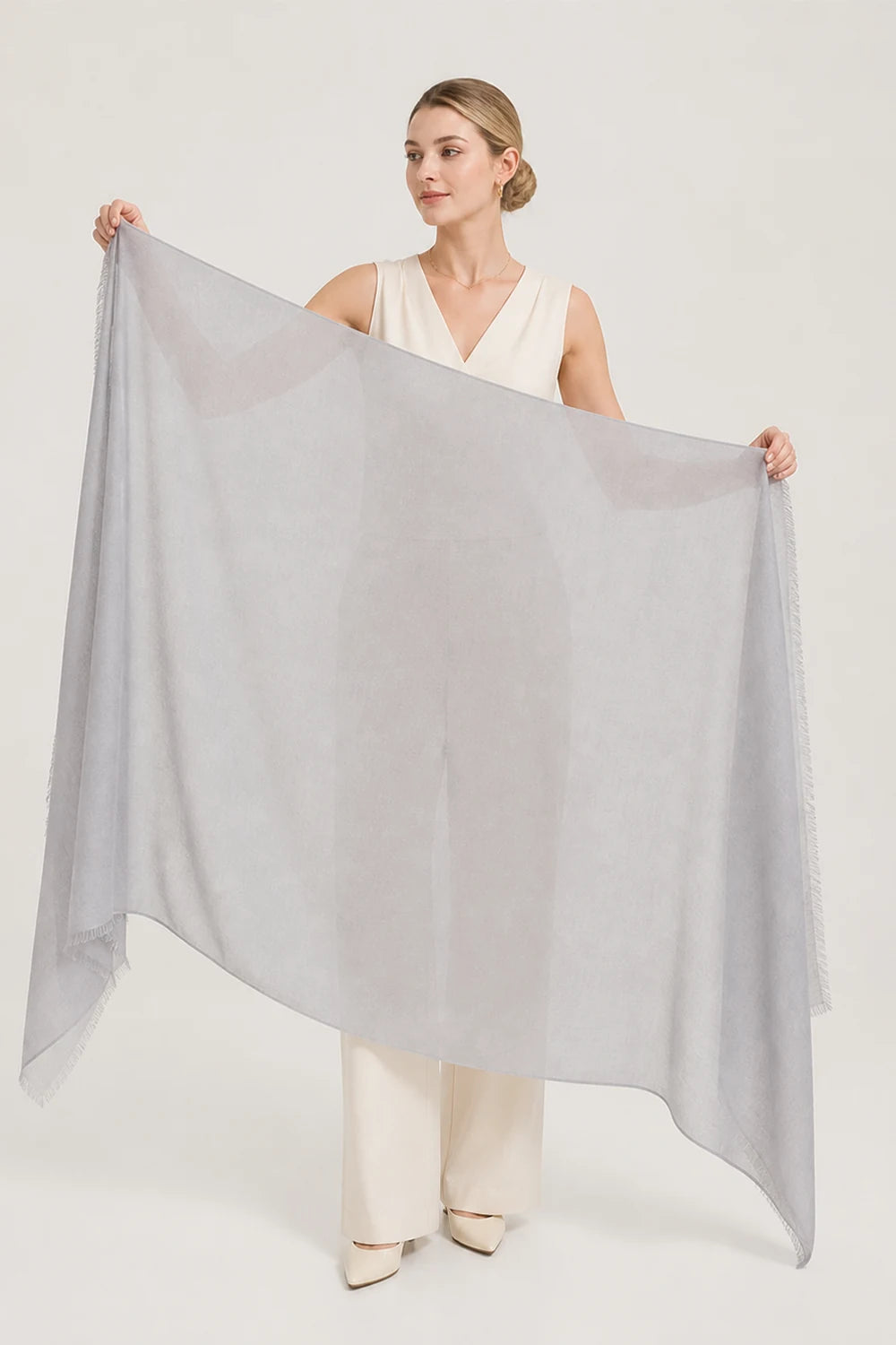 Audingull 100% Cashmere Lightweight Wrap Scarf for Women