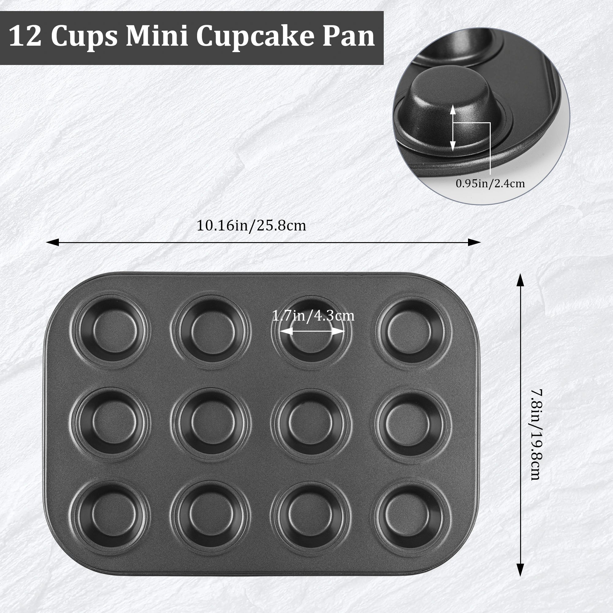Audingull Mini Muffin Pan