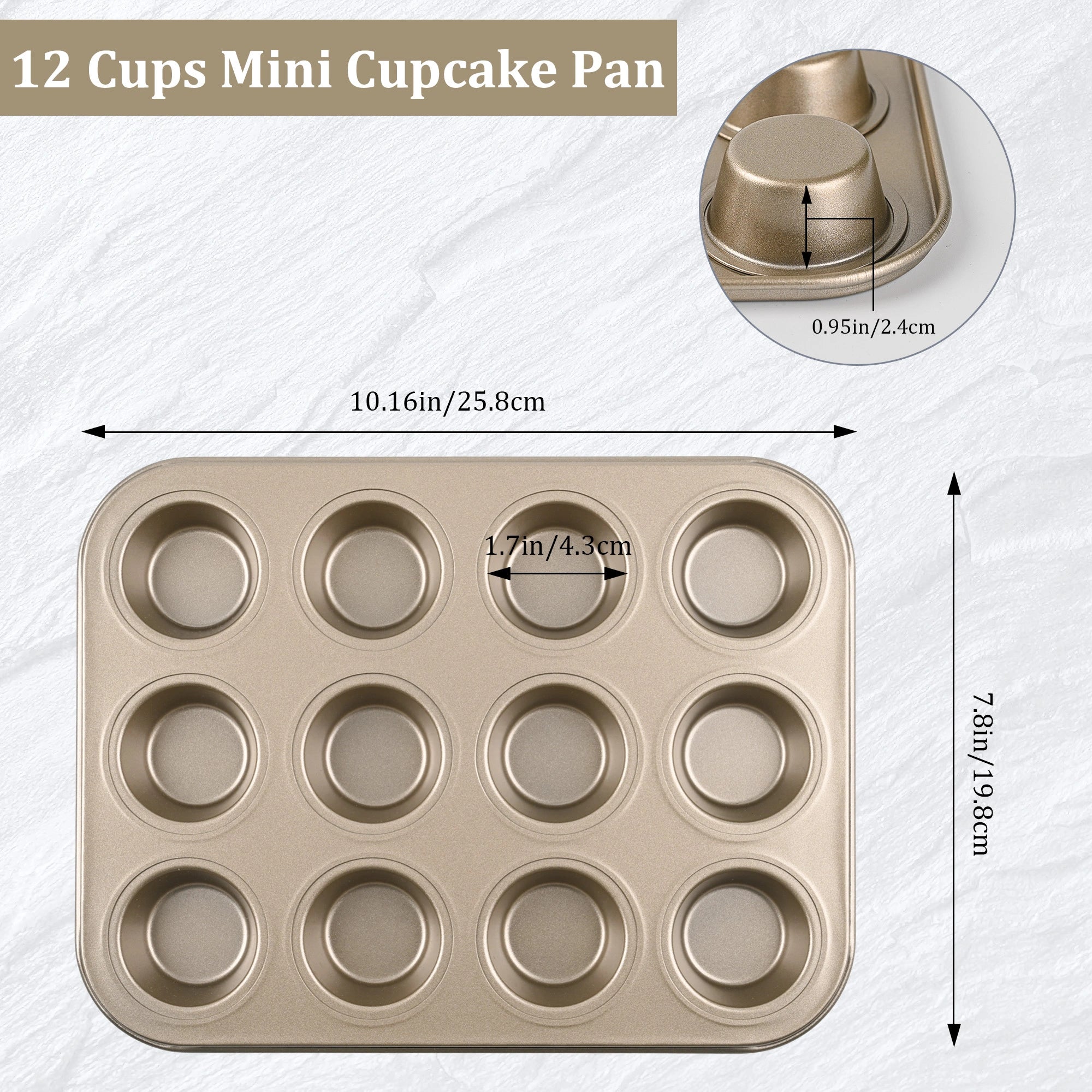 Audingull Mini Muffin Pan